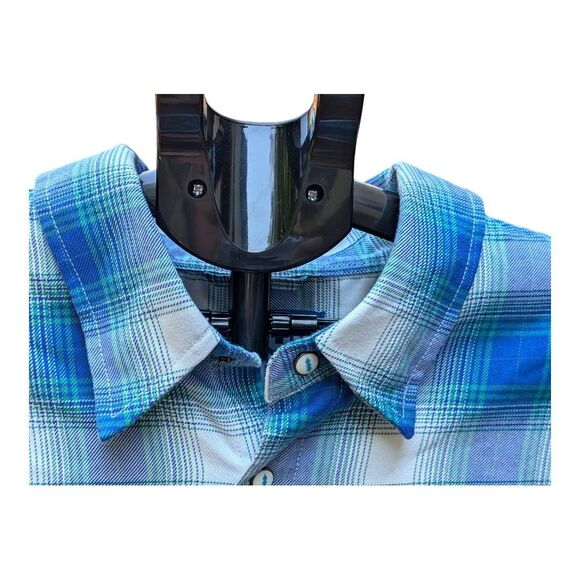 Dixxon Flannel 2021 JCT Trucking 2XT Plaid Blue Green Limited Edition Tall Fall - Picture 5 of 10